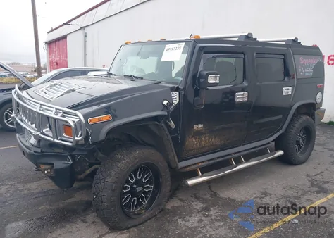 2007 Hummer H2 Suv z USA, uszkodzony, nr VIN 5GRGN23U07H100121
